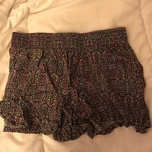fun patterned shorts!